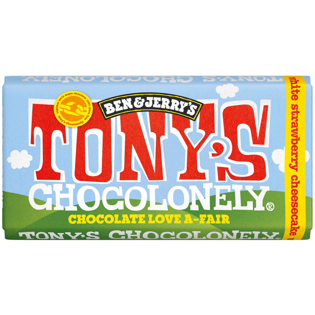 Tony’s White Choc Strawberry Cheesecake