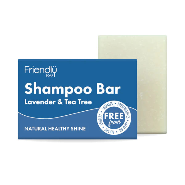 Friendly Soap Natural Shampoo Bar Lavender & Tea Tree  95g