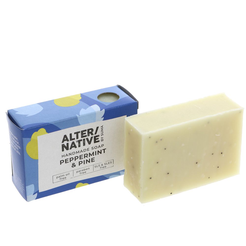Alter/native By Suma Peppermint & Pine Oil Soap  95g