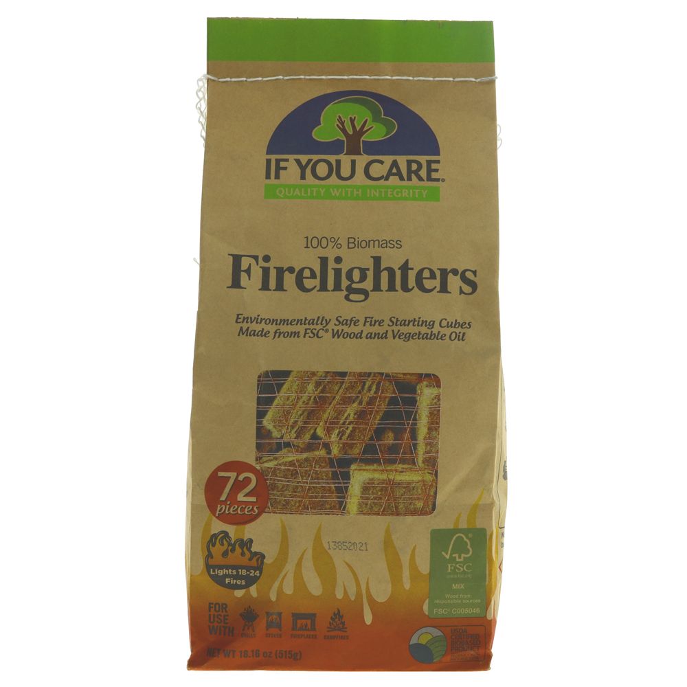 Firelighters Biomass Bags of 72