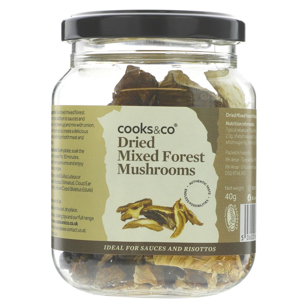 Dried Mixed Forest Mushrooms 40g