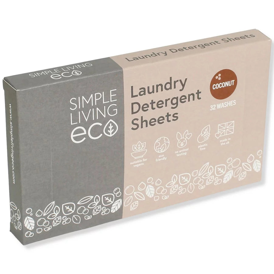 Simple Living Laundry Sheets - Coconut