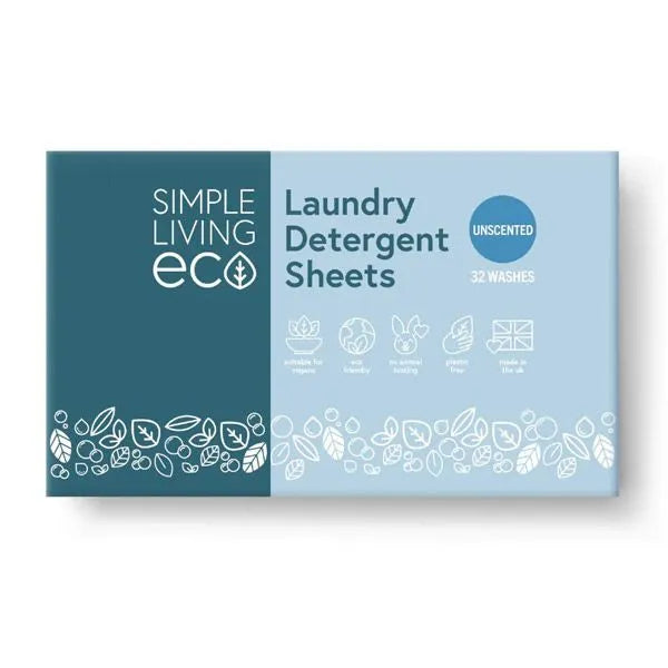 Simple Living Laundry Sheets - Fragrance Free