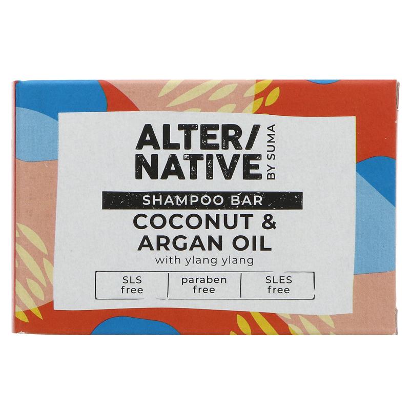 Alter/native By Suma Glycerine Shampoo Bar- Coconut and Argan oil