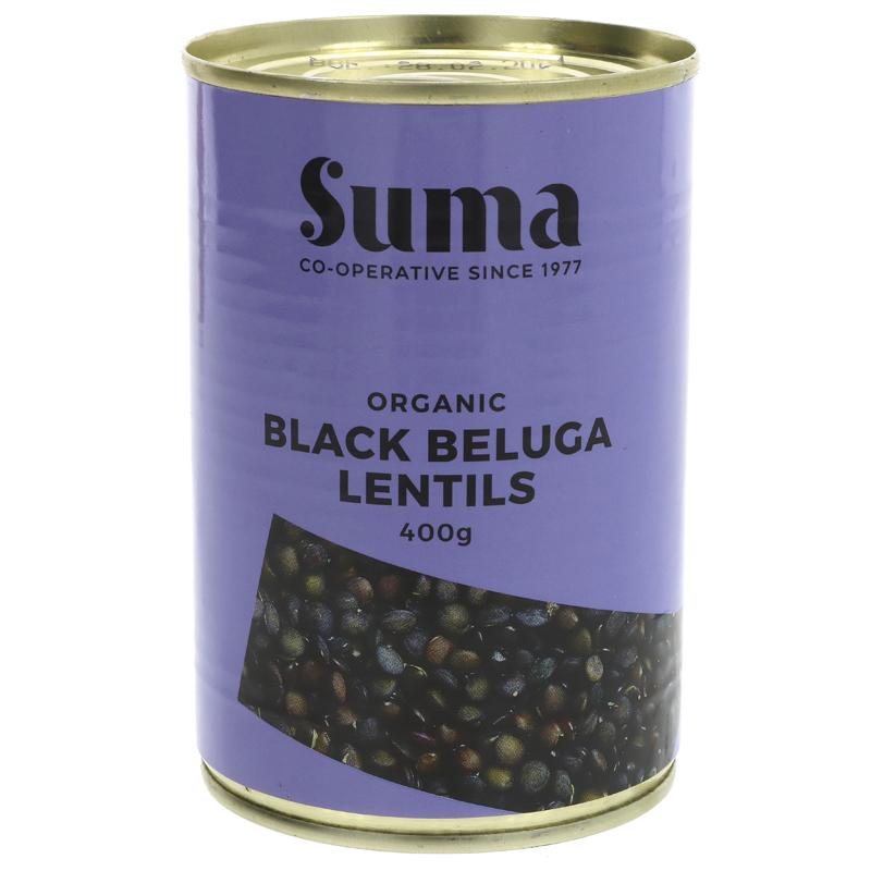 Suma Black Beluga Lentils - organic - 400g