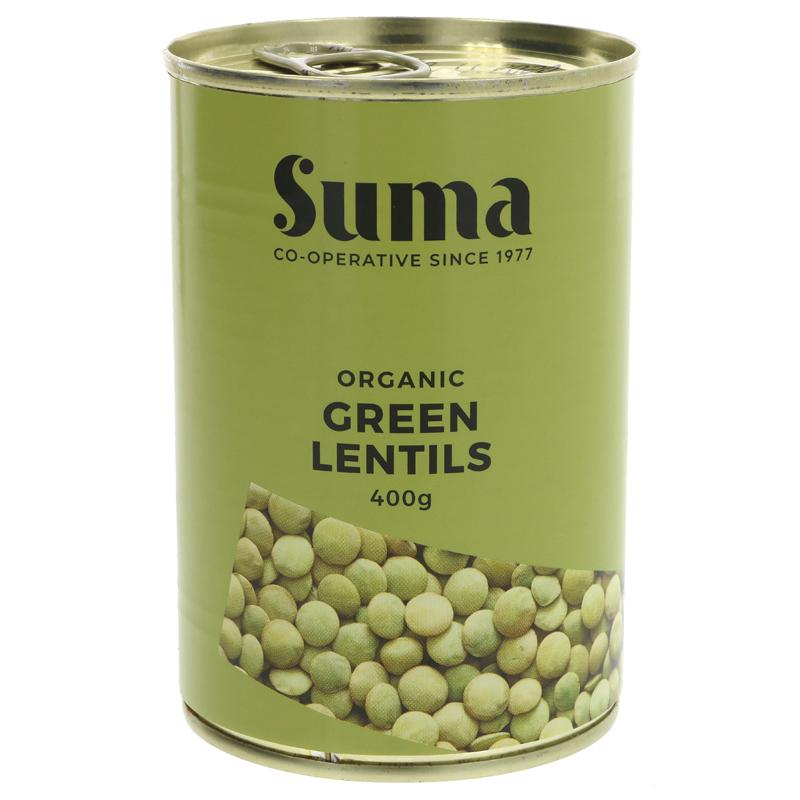Suma Green Lentils - organic -  400g