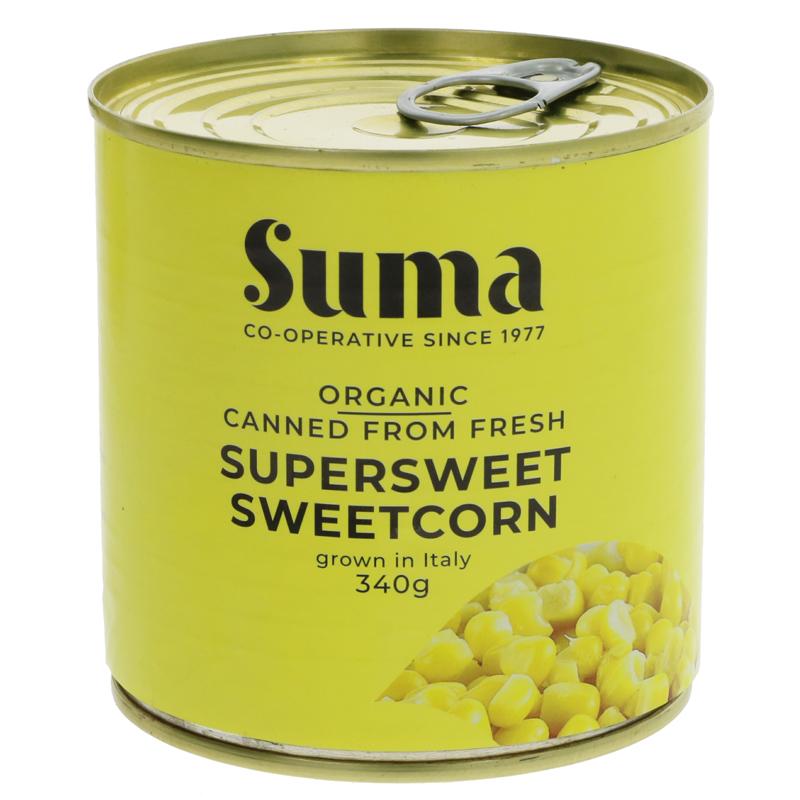 Suma Supersweet Sweetcorn - Organic - 340g